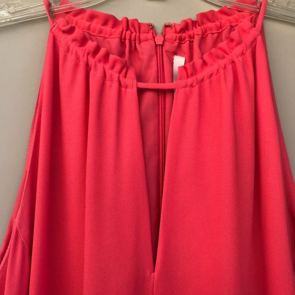 Bright Coral Formal Dress